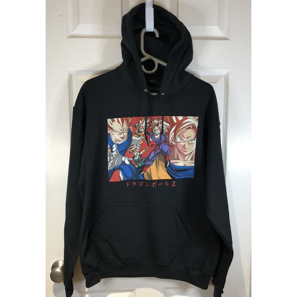 Dragon Ball Z Super Saiyan Goku Anime Hoodie Men’s Small Womens M